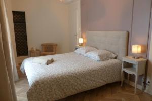 Posteľ alebo postele v izbe v ubytovaní Maison d'hôtes KerCalow, Chambres d'hôtes