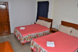 Postel nebo postele na pokoji v ubytování Orquídeas Hotel