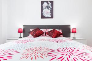 A bed or beds in a room at La flor del Atlantico