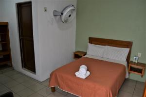 Postel nebo postele na pokoji v ubytování Orquídeas Hotel