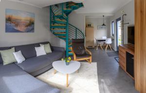 Posezení v ubytování Ferienwohnung Gesien
