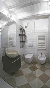 Kylpyhuone majoituspaikassa Palazzo Giacchina