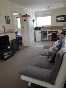 Kuchyň nebo kuchyňský kout v ubytování Waitahanui Lodge