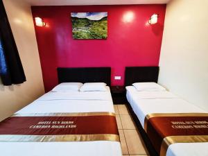 Postel nebo postele na pokoji v ubytování Hotel Sun Birds