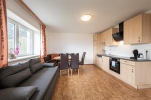 A kitchen or kitchenette at Ferienwohnungen Plattnerhof