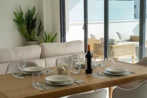 Posedenie v ubytovaní Flat Deluxe&Pool sea view Higueron West