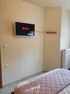 TV o dispositivi per l'intrattenimento presso Fiore di Rodi - Private Pool, Jacuzzi and Barbecue