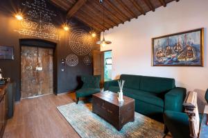 A seating area at Castrum Wine Relais