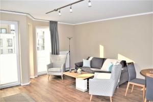 Posezení v ubytování strandnahe FeWo mit Balkon,Residenz Bel Vital 15