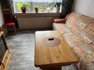 Posezení v ubytování Ferienhaus Klinder