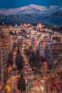 Výhľad na mesto Malaga alebo výhľad na mesto priamo z apartmánu