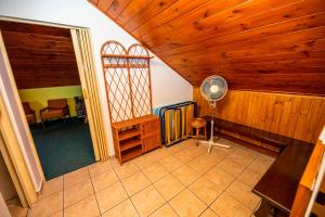 Postel nebo postele na pokoji v ubytování Penzion Myslivna