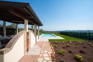 A garden outside Tenuta dei Franceschi