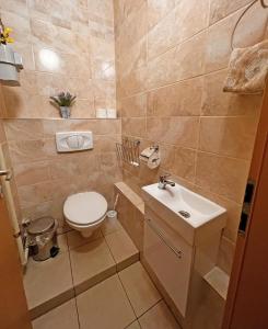 Kúpeľňa v ubytovaní Jurincom apartments