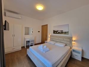Postel nebo postele na pokoji v ubytování Hotel Queen Margaret Seaside