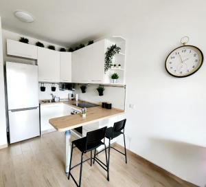 Quela Apartment - Pietralata tesisinde mutfak veya mini mutfak