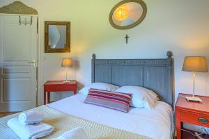Posteľ alebo postele v izbe v ubytovaní Ker Anna - Maison proche plage pour 7