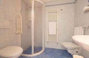 Koupelna v ubytování Hotel Al Caval