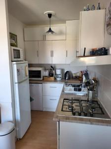 Kuchyňa alebo kuchynka v ubytovaní Charmant appartement ! + 5 fotografií