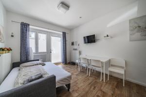 Posteľ alebo postele v izbe v ubytovaní Modernes Appartement nahe U-Bahn und Schönbrunn