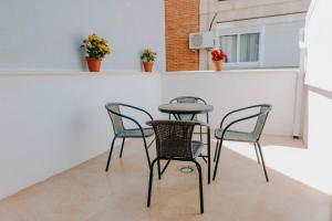 Apartamentos Santa Isabel的阳台或露台