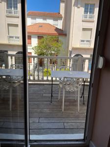 Balkón nebo terasa v ubytování Hôtel Oxo