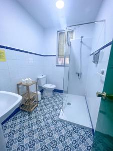 Koupelna v ubytování Hostal El Faro