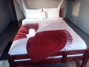 Postel nebo postele na pokoji v ubytování NAMU Apartments