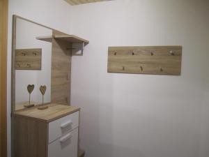 Kuchyň nebo kuchyňský kout v ubytování Ferienwohnung Oberkreut