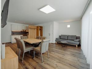 Kuchyň nebo kuchyňský kout v ubytování Appartement Hammerrain