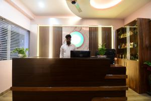 Vstupní hala nebo recepce v ubytování HOTEL SUSHREE INTERNATIONAL