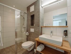 Koupelna v ubytování Appartement Hammerrain + 10 fotografií