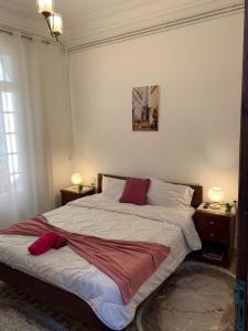 Postel nebo postele na pokoji v ubytování AFRIC HOTEL- Casbah