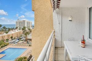 Balkón alebo terasa v ubytovaní MICHELE APARTMENT PLAYA DE LAS AMÉRICAS