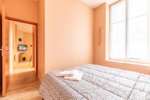 Posteľ alebo postele v izbe v ubytovaní Cosy F3 Lamartine 102 Coeur-Centre
