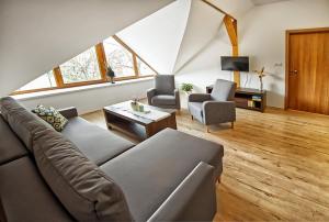 A seating area at Nice accommodation in Mikulov
