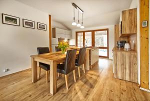 A kitchen or kitchenette at Nice accommodation in Mikulov