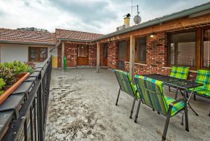 A balcony or terrace at Nice accommodation in Mikulov