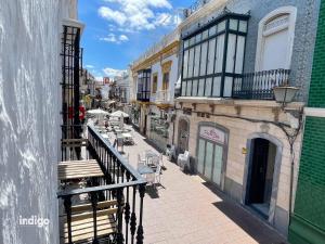 Balkón alebo terasa v ubytovaní Casa Cristóbal Colón habitaciones con vistas a Semana Santa y Fiestas