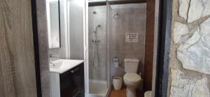 Kúpeľňa v ubytovaní Casa La Cabaña