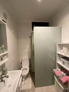 Ένα μπάνιο στο Apartment Deluxe