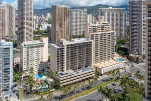 Nespecifikovaný výhled na destinaci Honolulu nebo výhled na město při pohledu z prázdninového domu