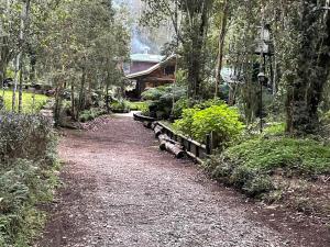 Zahrada ubytování Valle el Abra Ralún Lodge