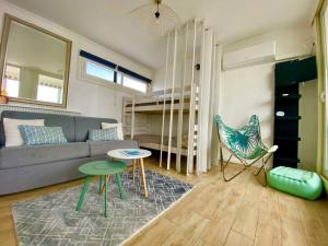 Posedenie v ubytovaní Nouveau! Studio centre ville avec terrasse vue mer, classé 2 étoiles
