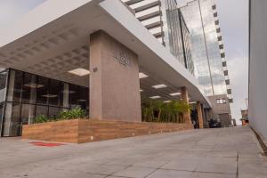 O edifício em que o hotel se localiza