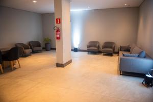 Uma área de estar em Dall'Onder Planalto Hotel Bento Gonçalves