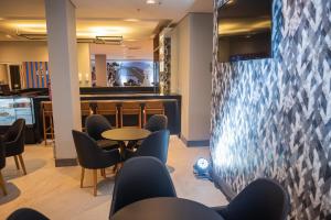 Uma área de estar em Dall'Onder Planalto Hotel Bento Gonçalves