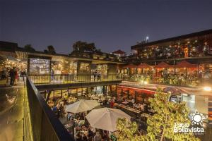 Restaurace v ubytování Céntrico Apartamento Frente al Metro