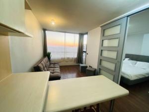 Postel nebo postele na pokoji v ubytování Céntrico Apartamento Frente al Metro