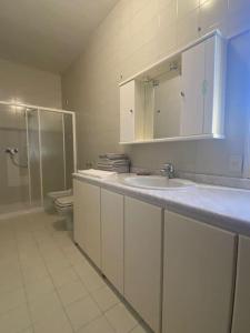 Et badeværelse på Appartamento San Michele